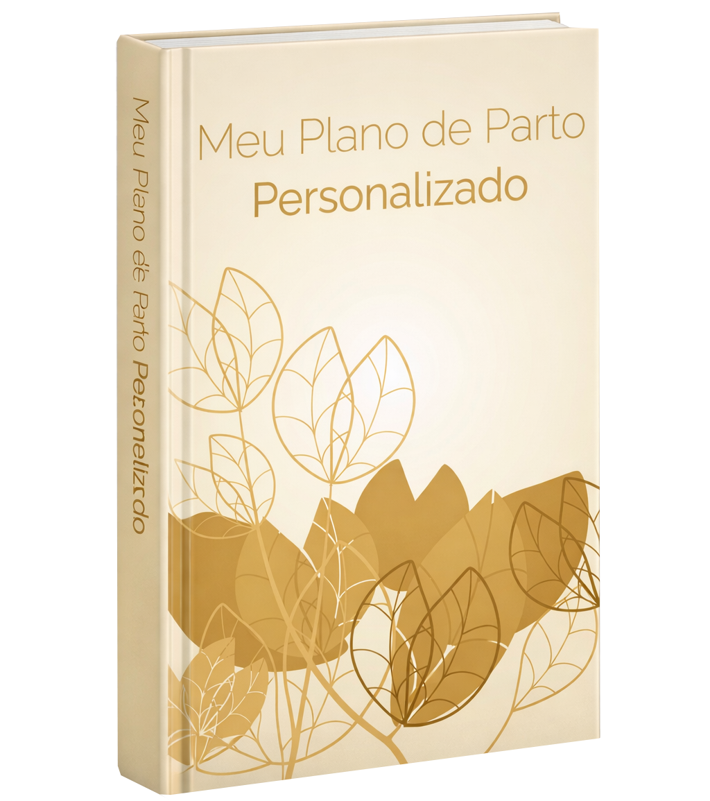 Mockup 3D do Meu Plano de Parto Personalizado